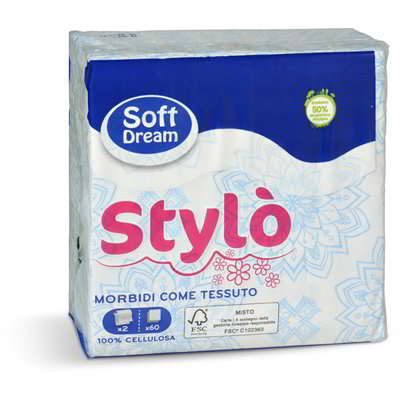 TOVAGLIOLI EFFETTO TESSUTO 2V 60pz