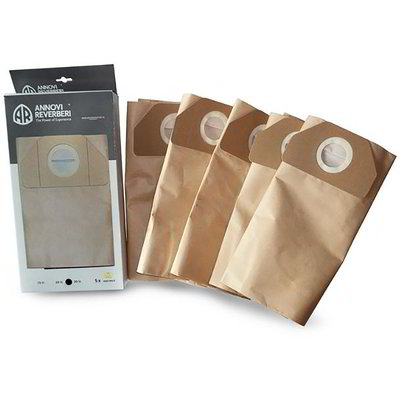 5 sacchetti filtro in carta 30 L W&D VAC AR per aspiratore solidi e liquidi
