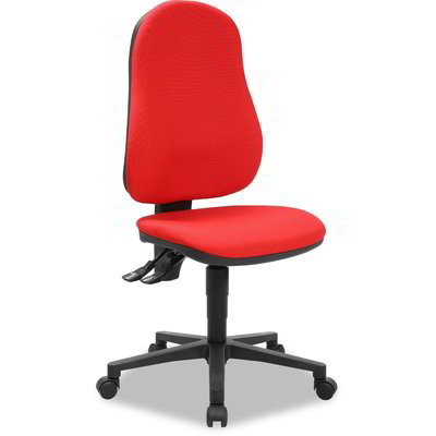 Sedia girevole Max Ergo rossa