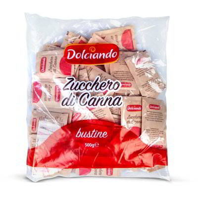 Zucchero di canna in bustine
