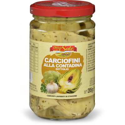 Carciofini alla contadina sottolio