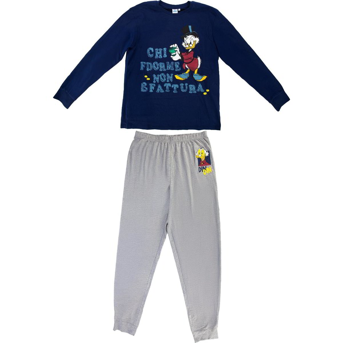 SS Lazio Pigiama Manica Lunga In Cotone – Set Ufficiale Unisex Per Adulti, 100% Cotone - copertina