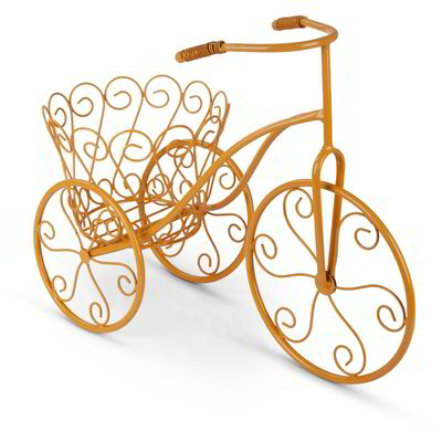 Portafiori Bicicletta - Giallo