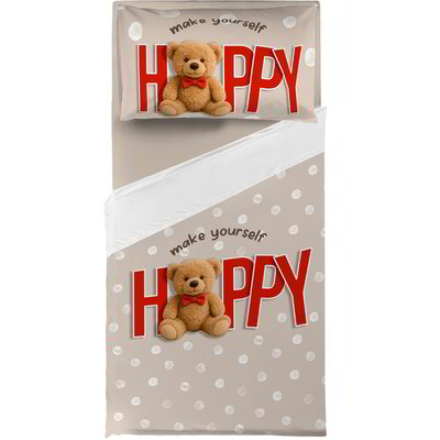 Completo letto singolo Happy Teddy