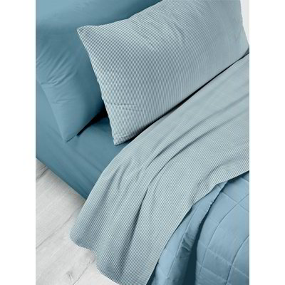Completo letto matrimoniale "Cage" - Blu