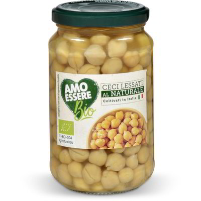 Ceci lessati al naturale bio