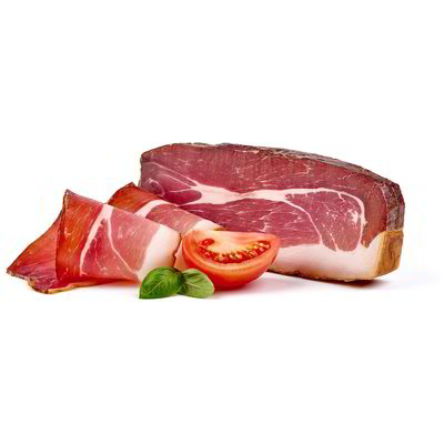 Prosciutto sardo sgambato pepato