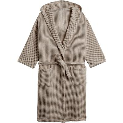 Accappatoio con cappuccio adulto-Sabbia M