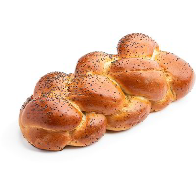 Treccia con semi di papavero