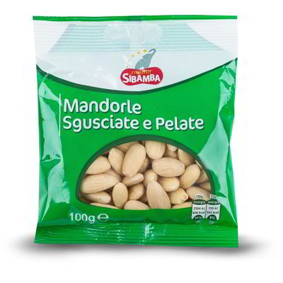 Mandorle sgusciate e pelate