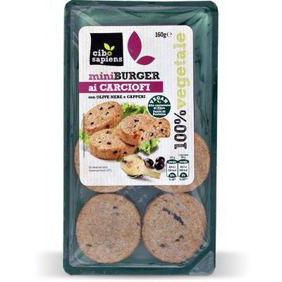 Miniburger vegetariani con semi di zucca e lino