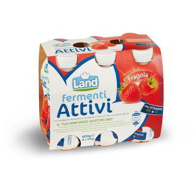 Bevanda fermenti attivi alla fragola