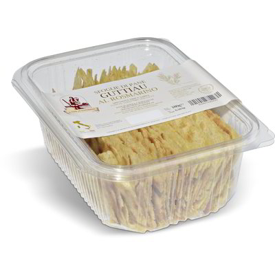 Sfoglie di pana guttiau al rosmarino