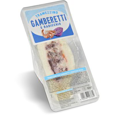 Tramezzino gamberetti e radicchio