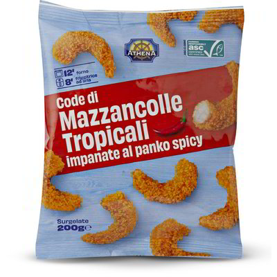 Mazzancolle tropicali impanate panko spicy surgelate