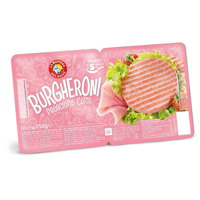 Burgheroni di prosciutto cotto