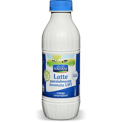 Latte parzialmente scremato UHT a lunga conservazione