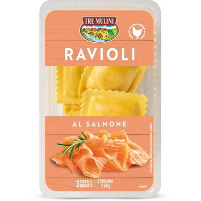 Ravioli al salmone