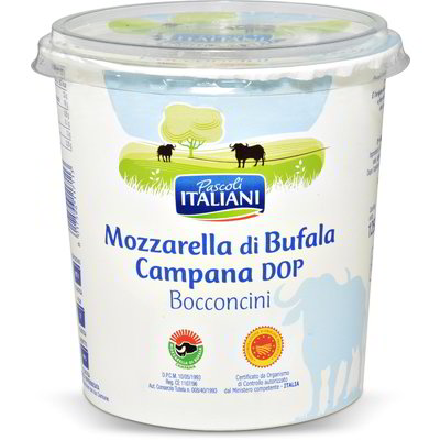 Bocconcini di mozzarella di Bufala Campana DOP