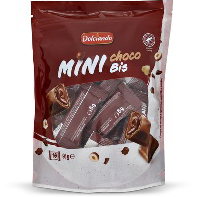 Mini wafer ripieni alla nocciola choco bis