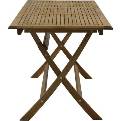 Tavolo rettangolare allungabile e pieghevole