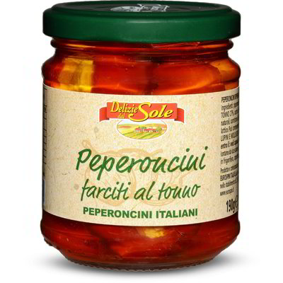 Peperoncini farciti al tonno sottolio