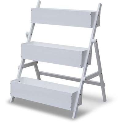 Fioriera rettangolare - Bianco