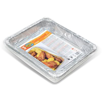 Contenitori in alluminio senza coperchio 3 pezzi 12 porzioni