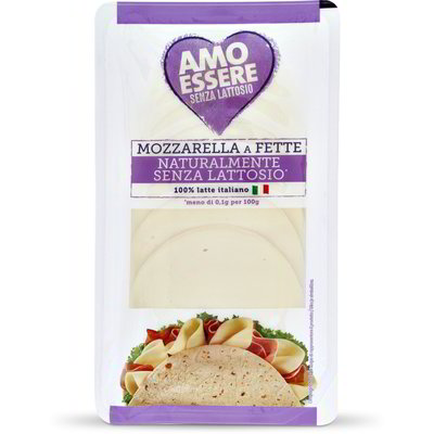 Mozzarella a fette naturalmente senza lattosio*