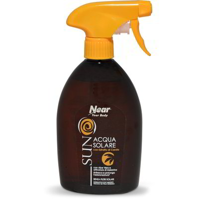 Acqua solare abbronzante spray senza filtri solari