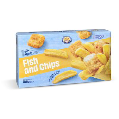 Fish and chips surgelato