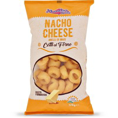 Snack anelli di mais al formaggio