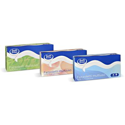 Fazzoletti multiuso 100 pezzi
