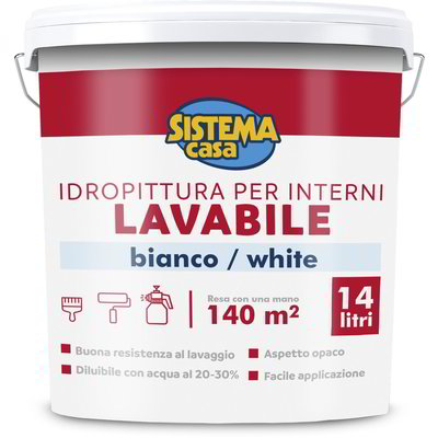 Idropittura per interni lavabile