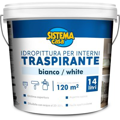Idropittura per interni traspirante