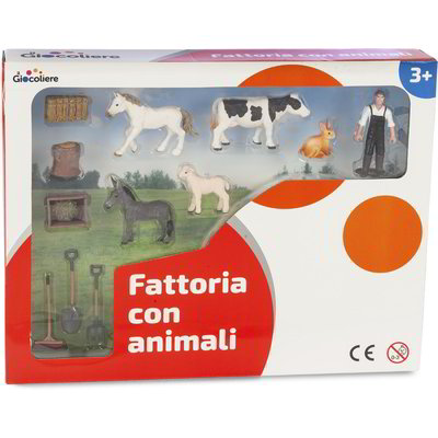 Fattoria con animali - animali nella stalla