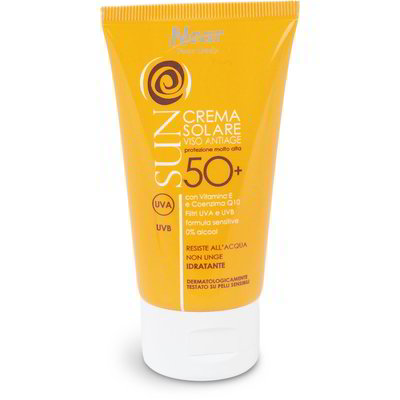 Crema solare viso antiage protezione 50+