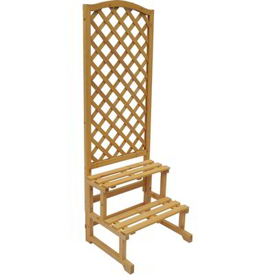 Fioriera a scala miele