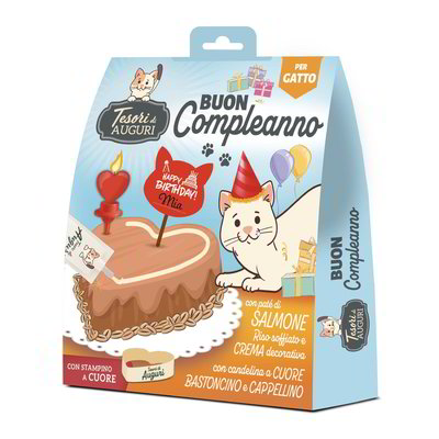 Kit Buon Compleanno gatto