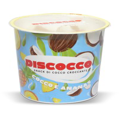 Snack di cocco e ananas croccante