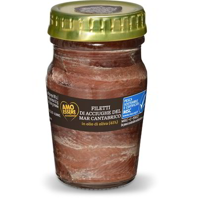 Filetti di acciughe del Mar Cantabrico