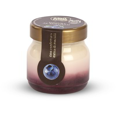 Yogurt bi-strato al mirtillo