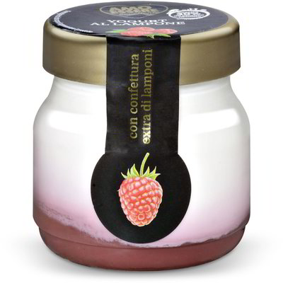 Yogurt bi-strato al lampone