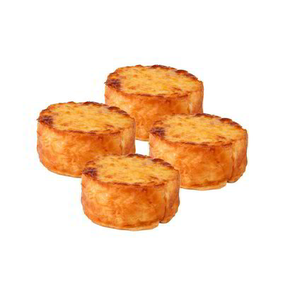 Soufflè con patate, panna e formaggio