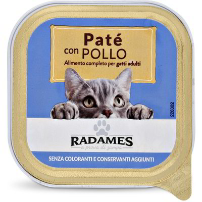 Patè con pollo per gatti adulti