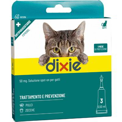 3 pipette gatto "Dixie"