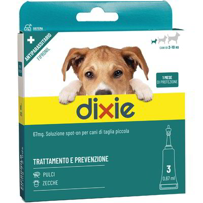 3 pipette cane - taglia piccola "Dixie"