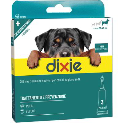 3 pipette cane - taglia grande "Dixie"