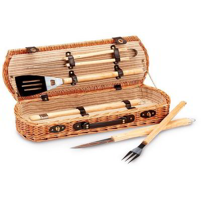 Set Barbecue in vimini
