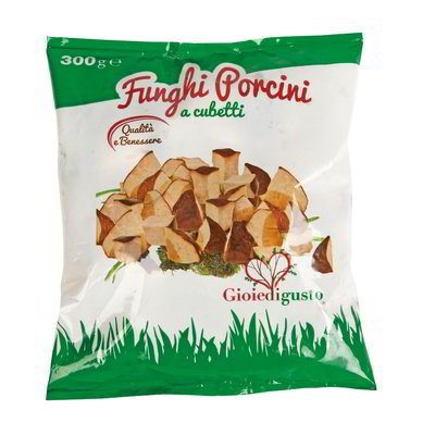 Funghi porcini a cubetti surgelati